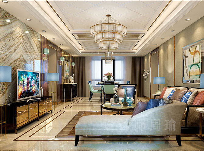 少妇女×xx世纪江尚三室两厅168平装修设计效果欣赏